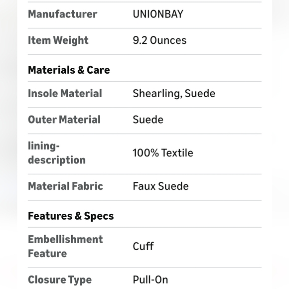 UNIONBAY Lou Lou Boots Ankle Boot Faux Suede Ugg Uggs Slippers Size 8.5 Mocha - Picture 8 of 9